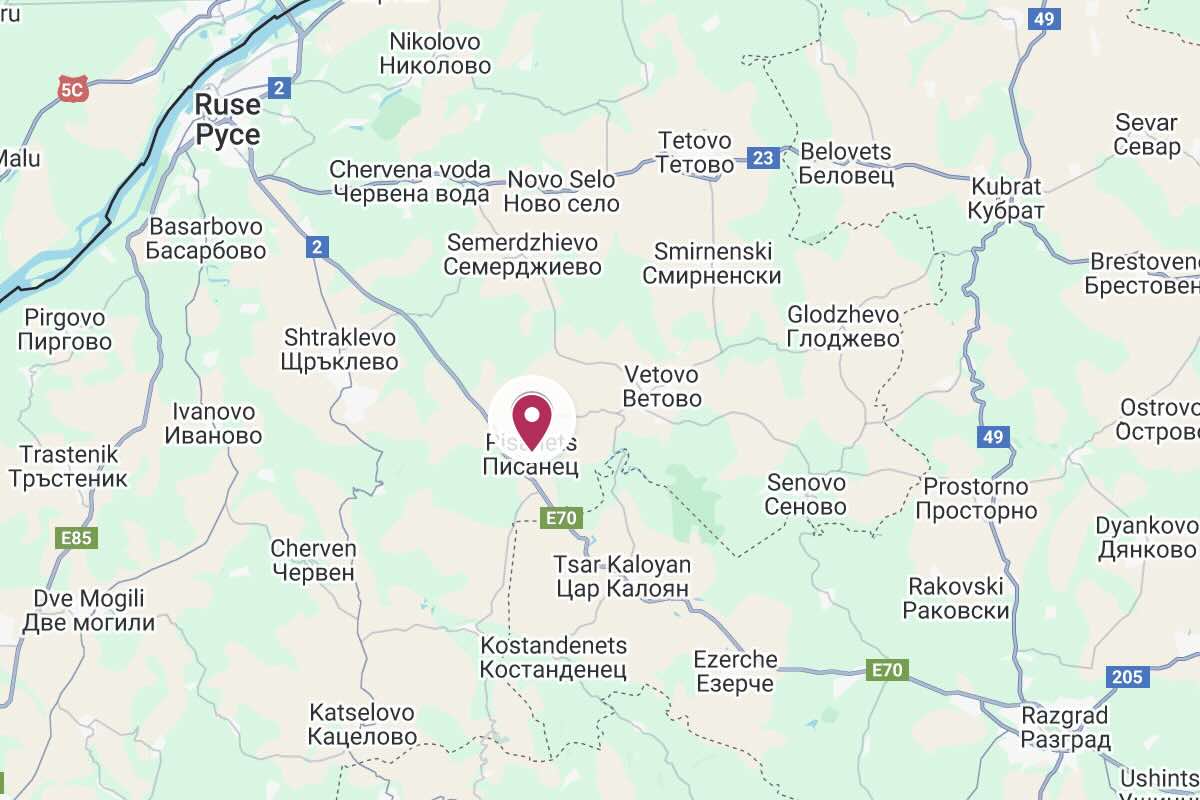 Писанец, до Русе