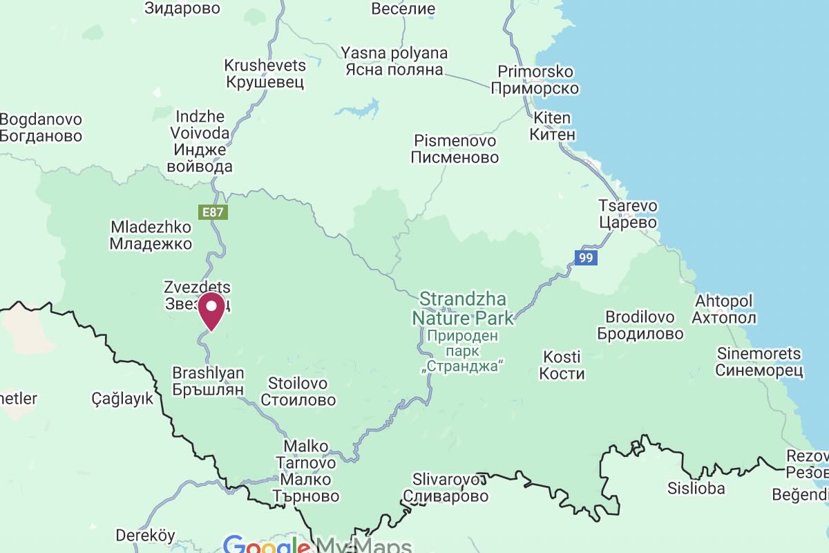 Мост Ковач, до Бургас